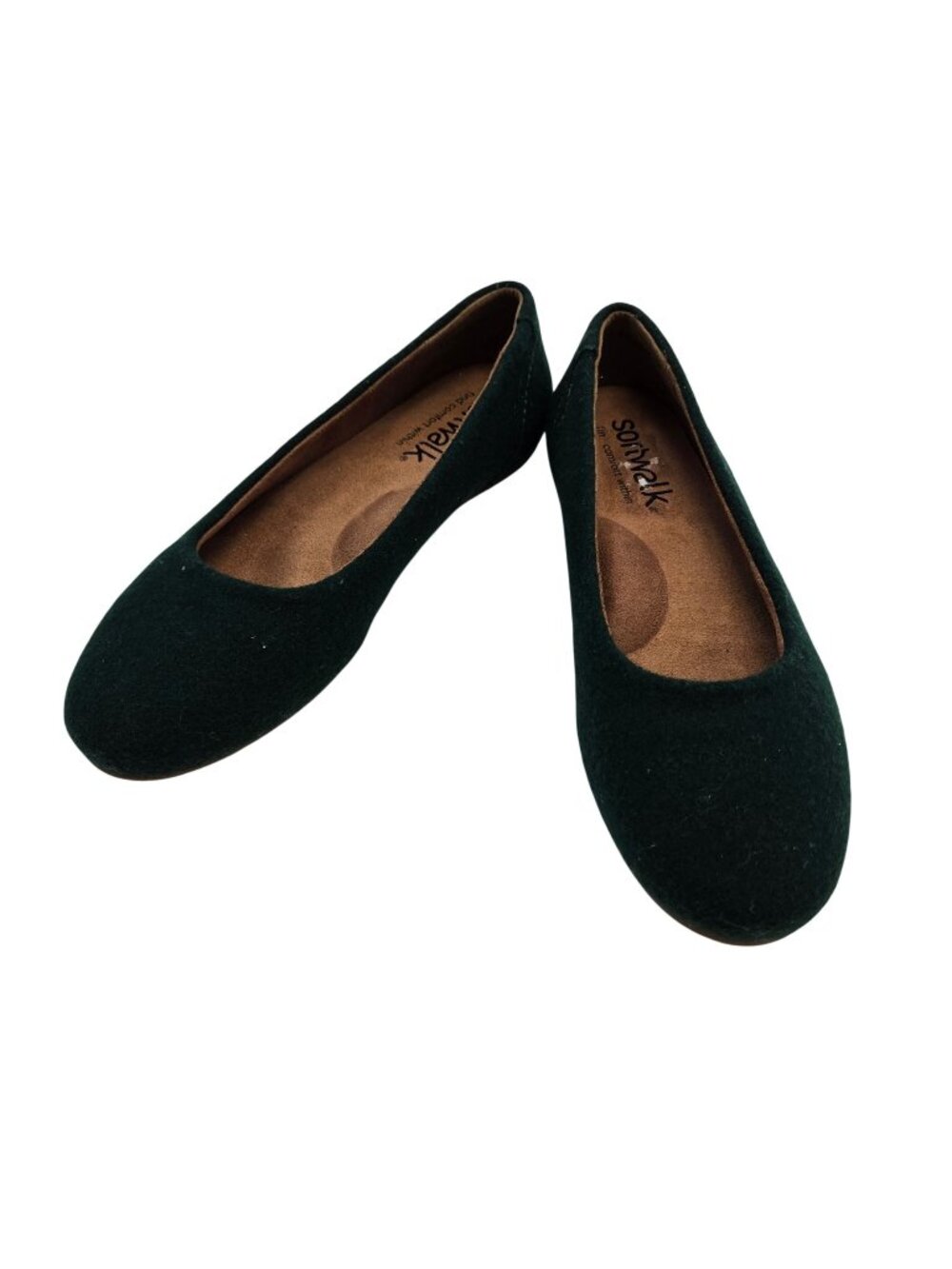 SoftWalk Shiraz Wool Like Ballet Flats Size 8